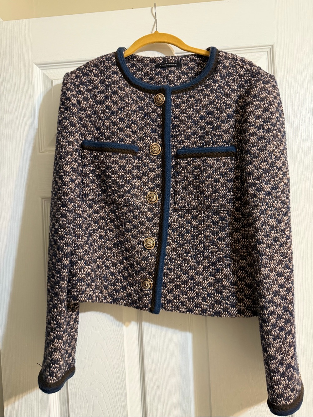 Elie Tahari “Delphi” Tweed Button Jacket NWT